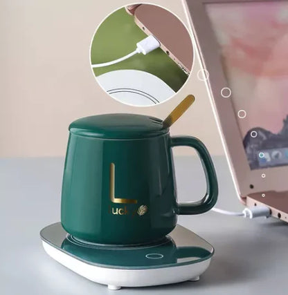 ☕Taza con Calentador Eléctrico