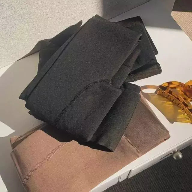 💃Calzas Efecto piel Chiporro con pie S a XL