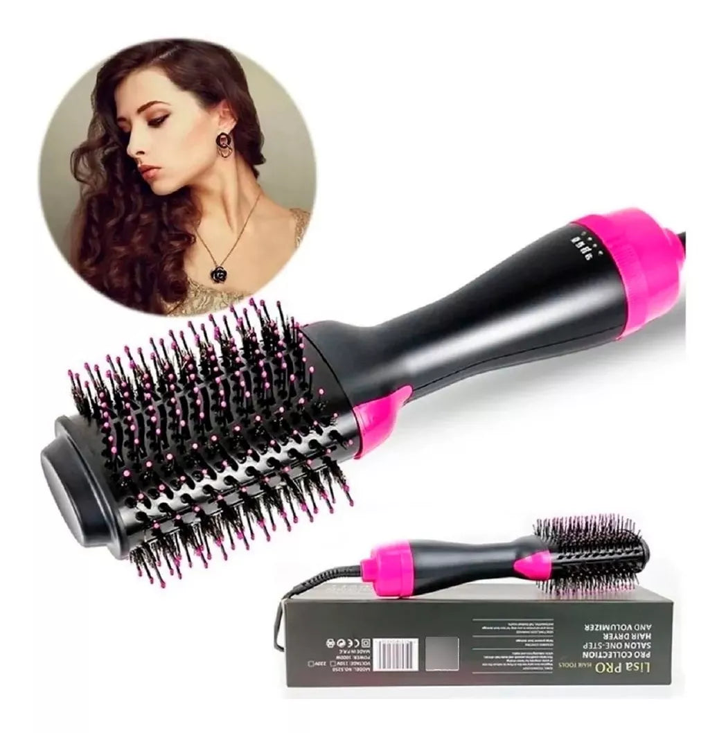 👩‍🦰 Cepillo 3 en 1 Peina - Seca - Alisa