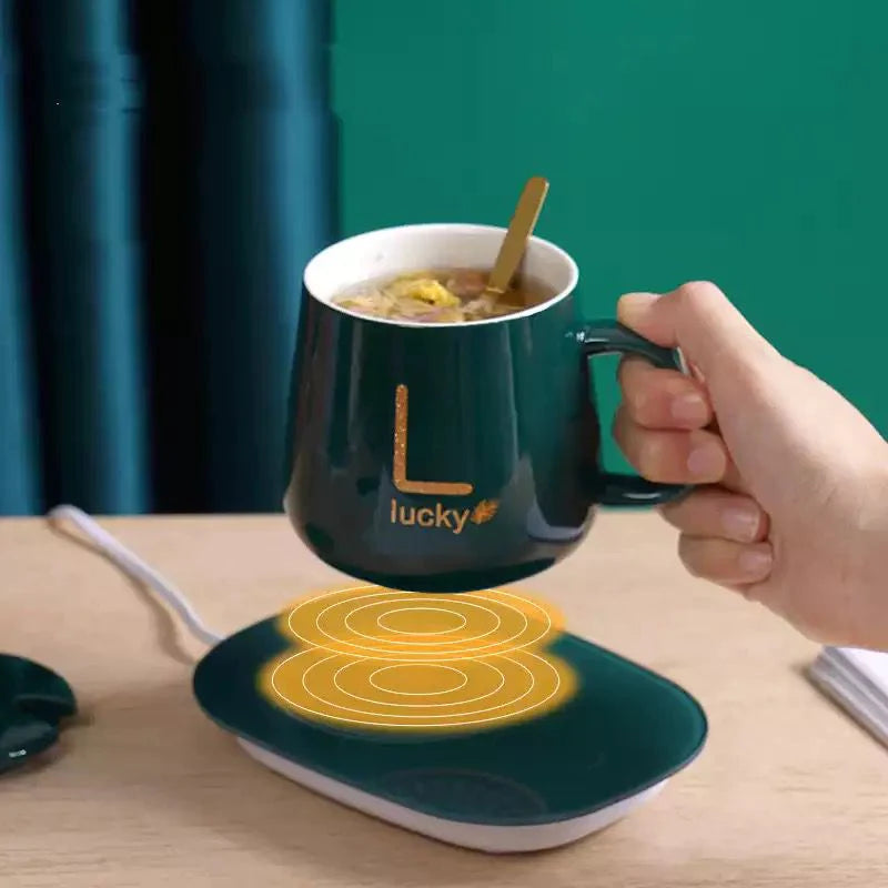 ☕Taza con Calentador Eléctrico