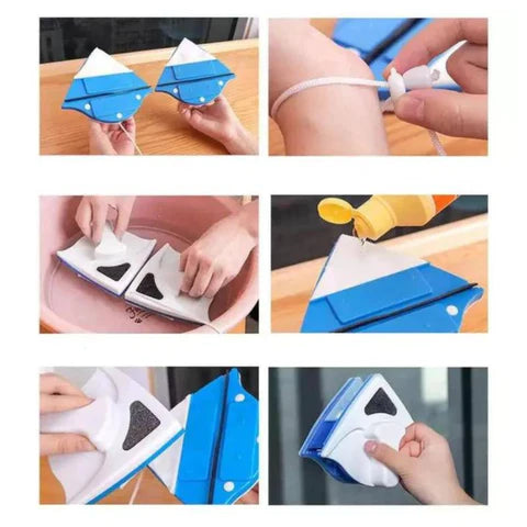 🧼Limpiador de Vidrios Magnético