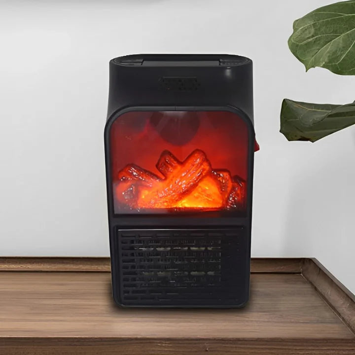 🔥Calefactor Eléctrico Portátil 1000W Efecto Llama