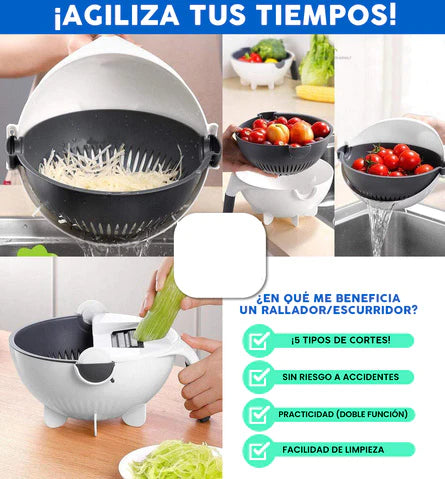 🥕Bowl Cortador/Rallador De Verduras