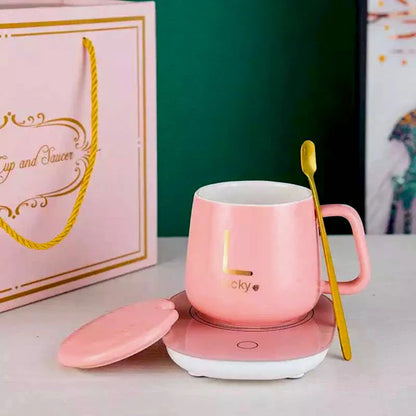 ☕Taza con Calentador Eléctrico