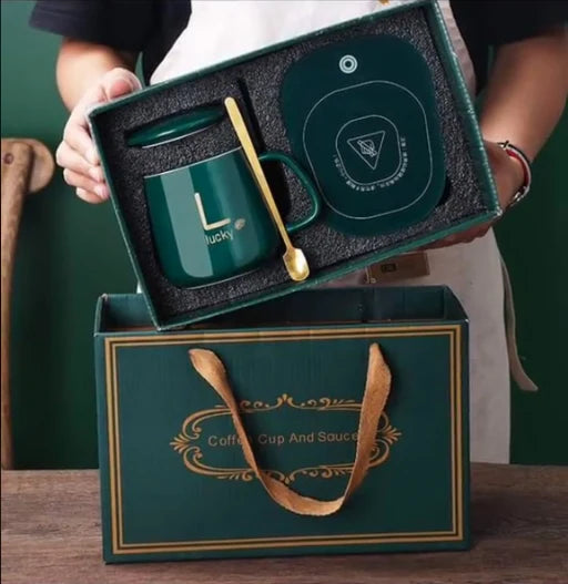 ☕Taza con Calentador Eléctrico