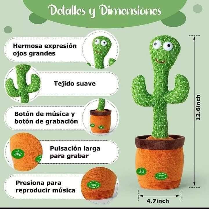 🌵Cactus Bailarín Musical🎉