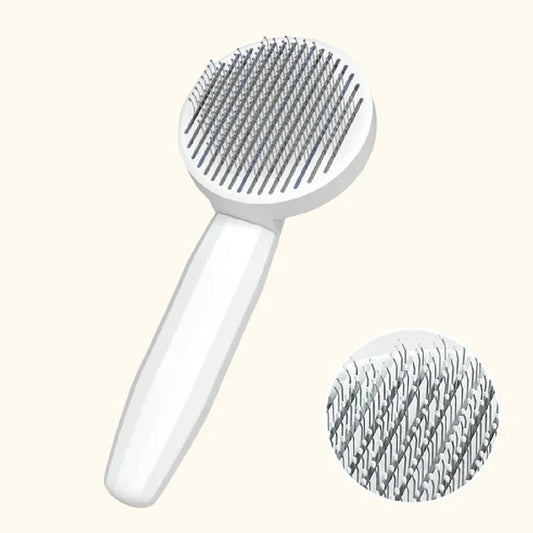 🐈Cepillo con botón expulsor de pelo